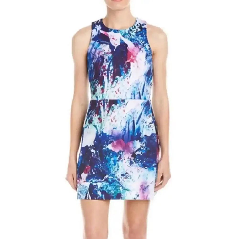Amanda Uprichard Scuba Sheath Dress